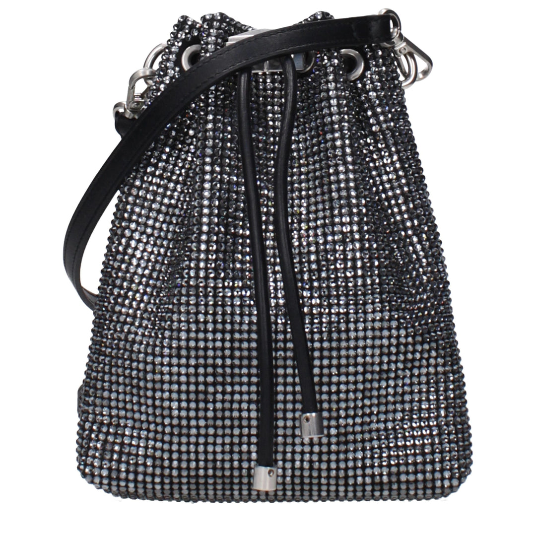 Jimmy Choo - Black Satin Crossbody Bag
