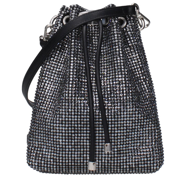 Jimmy Choo - Black Satin Crossbody Bag