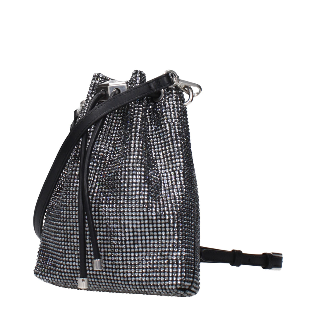 Jimmy Choo - Black Satin Crossbody Bag