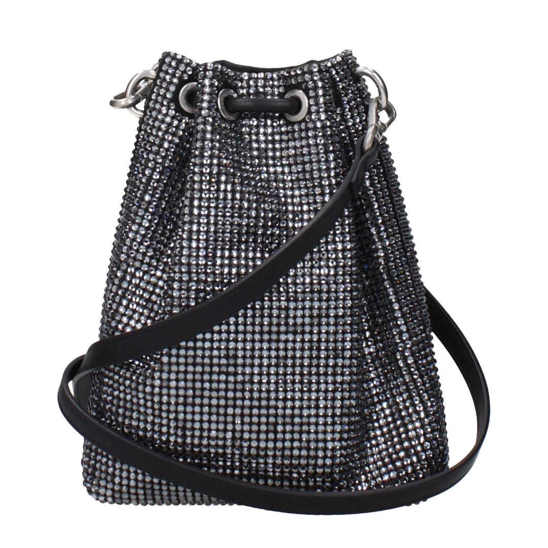 Jimmy Choo - Black Satin Crossbody Bag