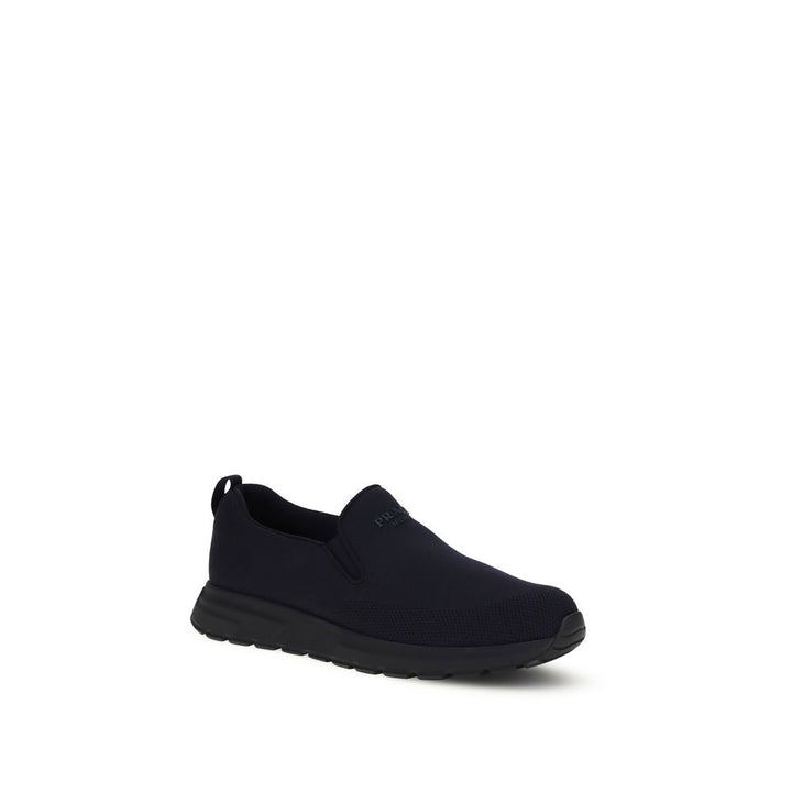 Prada Blue Fabric Sneakers