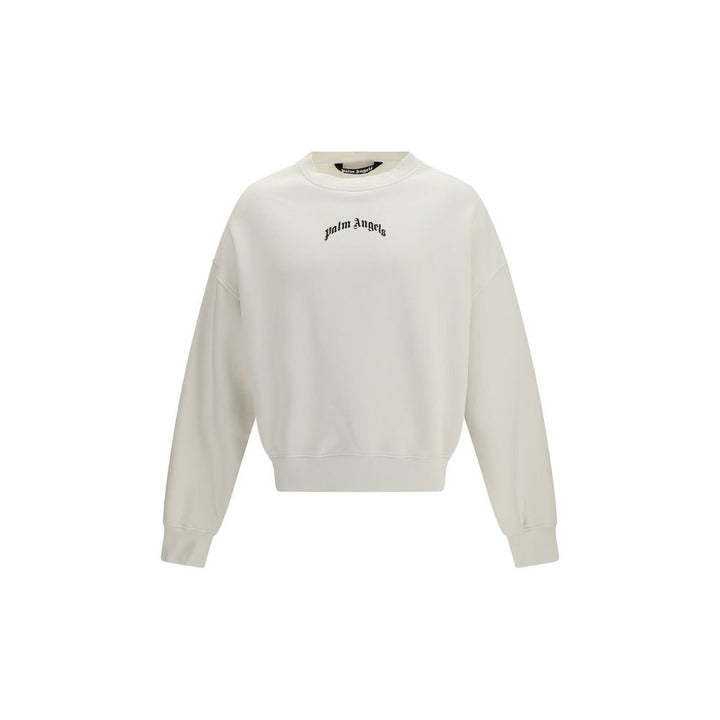 Palm Angels Beige Cotton Sweatshirt