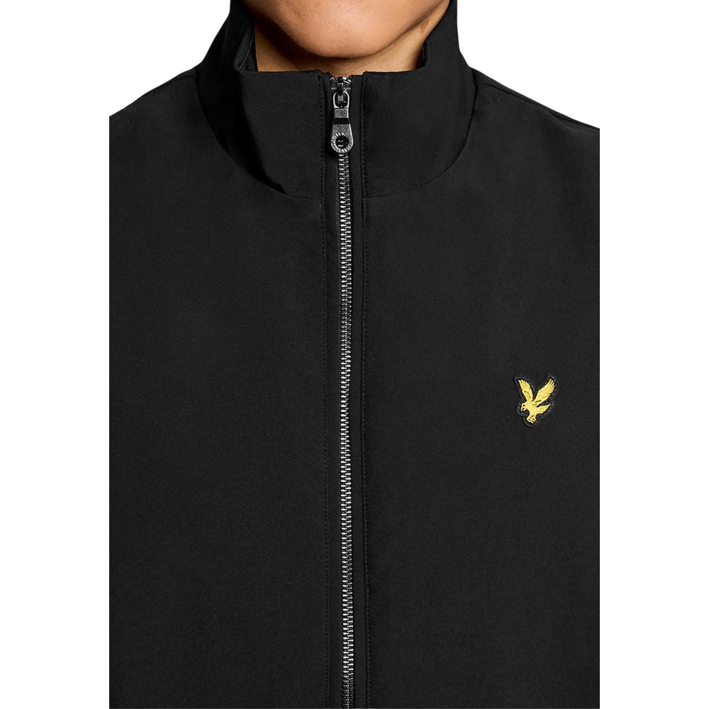Lyle &amp; Scott Black Polyester Sleeveless Jacket
