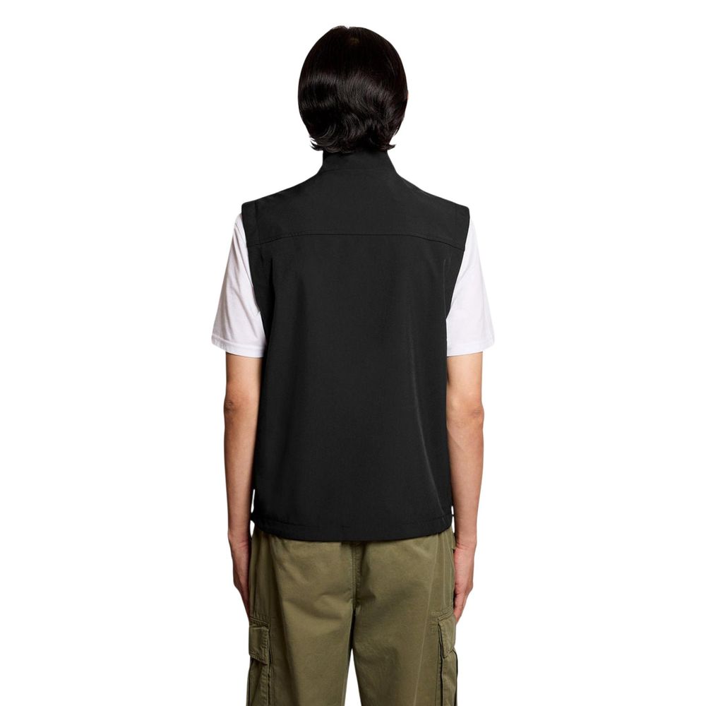 Lyle &amp; Scott Black Polyester Sleeveless Jacket