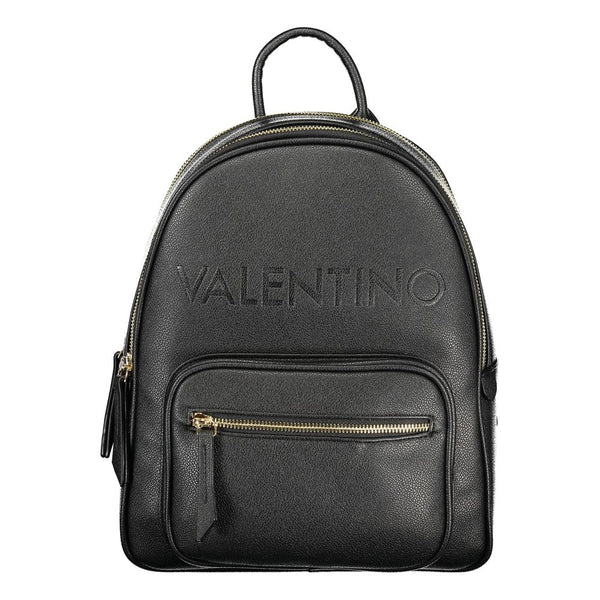 Mario Valentino - Black Polyurethane Women’s Backpack