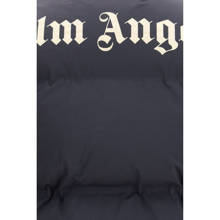 Palm Angels Black Polyamide Sleeveless Jacket
