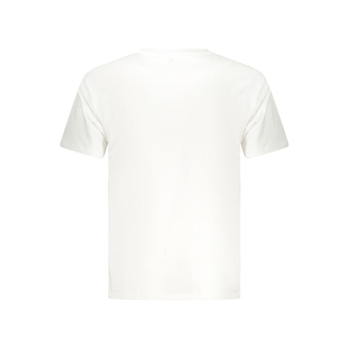 Converse White Cotton Men T-Shirt