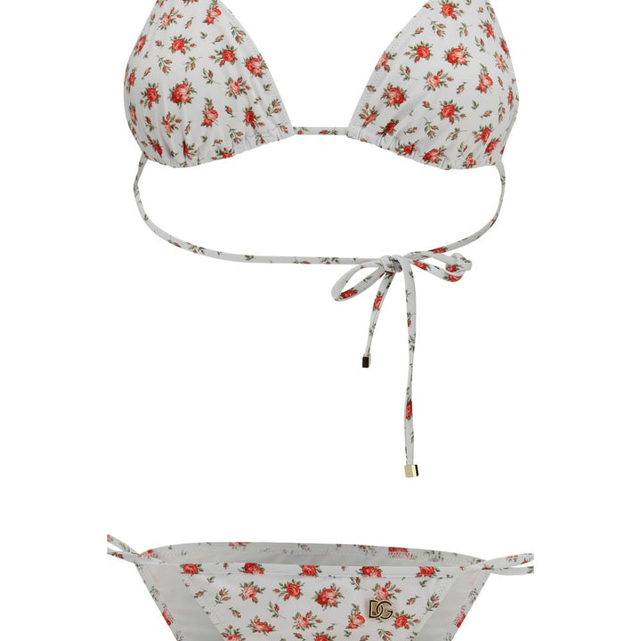 Dolce &amp; Gabbana White Nylon Bikini