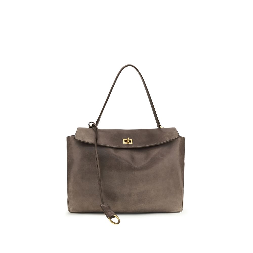 Balenciaga - Gray Lamb Ovis Aries Shoulder Bag