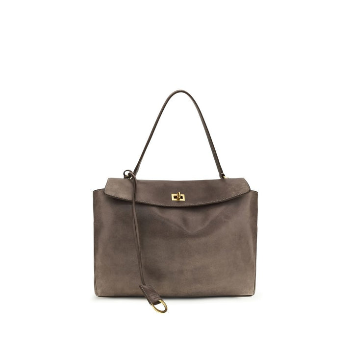Balenciaga - Gray Lamb Ovis Aries Shoulder Bag