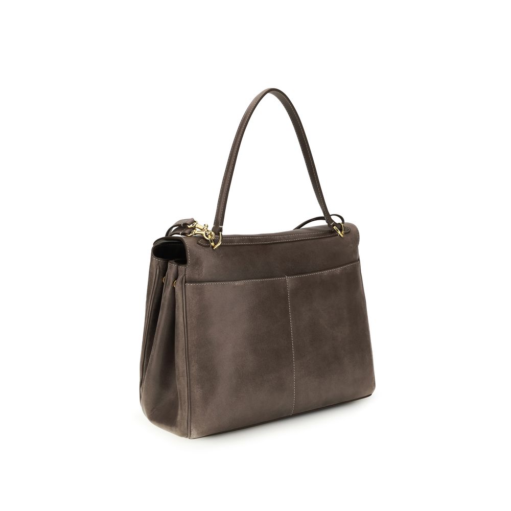 Balenciaga - Gray Lamb Ovis Aries Shoulder Bag