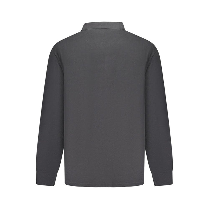 North Sails Black Cotton Men Polo Shirt