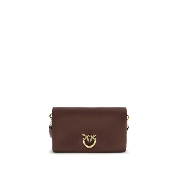 PINKO - Purple Calf Leather Bos Taurus Shoulder Bag