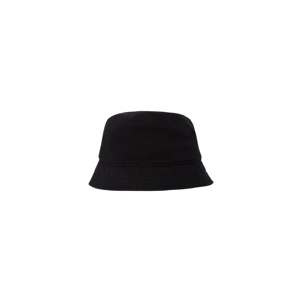 Lyle &amp; Scott Black Cotton Bucket Hat
