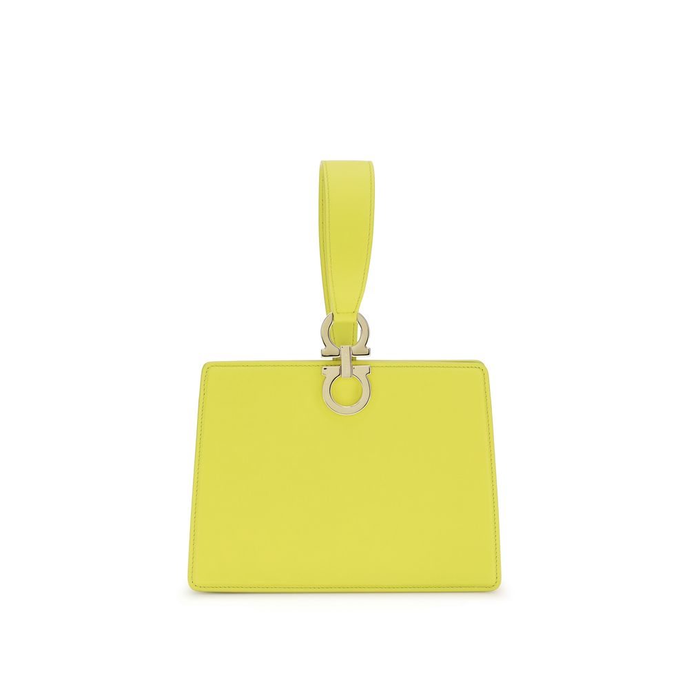 Ferragamo - Bicolor Calf Leather Bos Taurus Clutch Bag