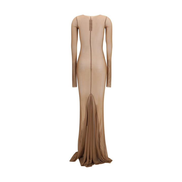 Rick Owens Brown Polyamide Casual Dress