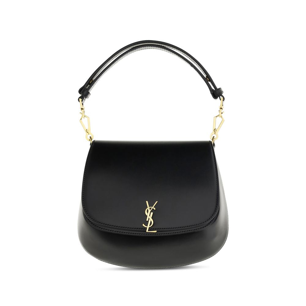 Saint Laurent - Black Calf Leather Bos Taurus Handbag