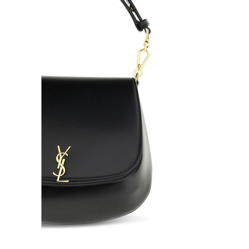 Saint Laurent - Black Calf Leather Bos Taurus Handbag