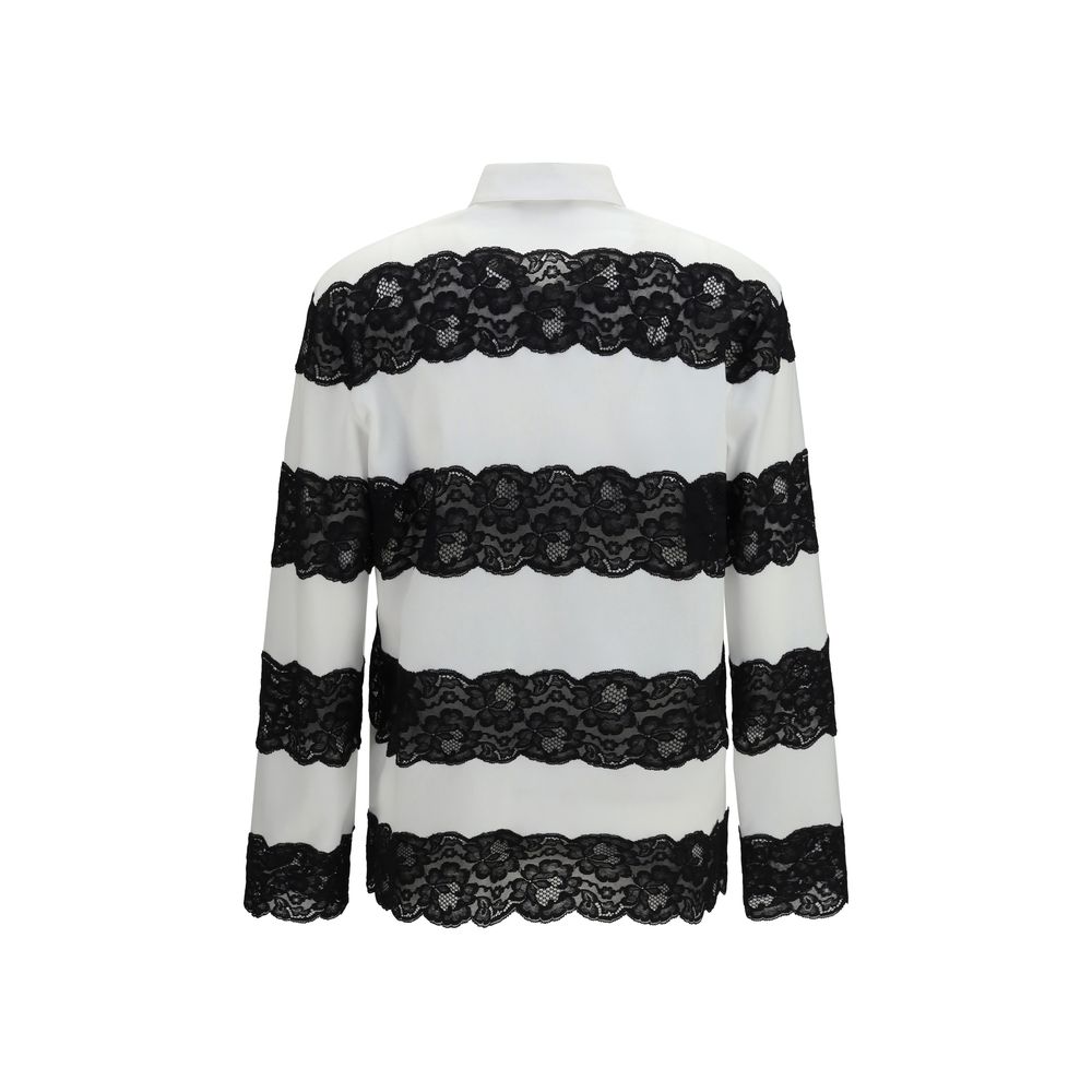 Dolce &amp; Gabbana White Cotton Polo Shirt