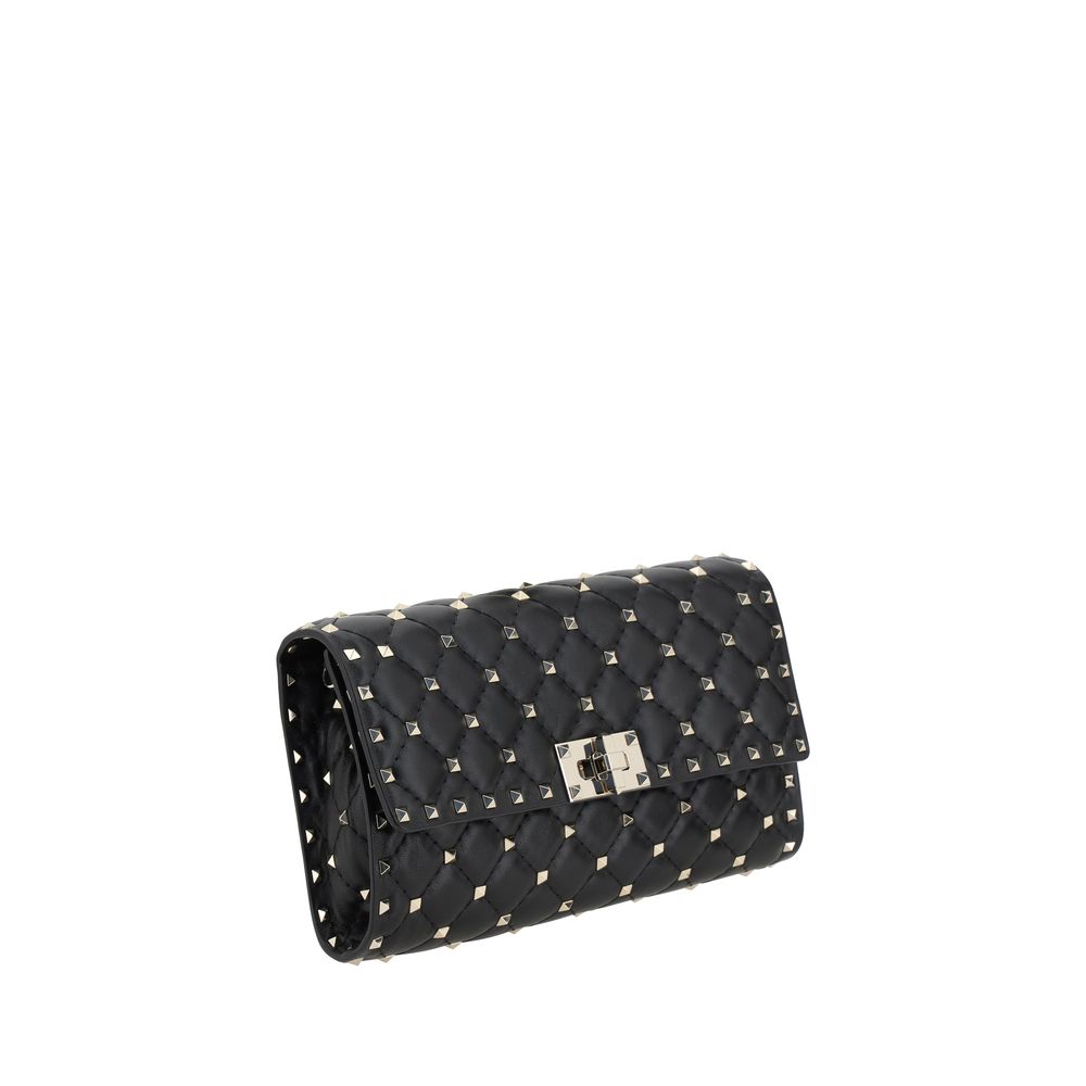 Valentino Garavani - Black Calf Leather Bos Taurus Shoulder Bag