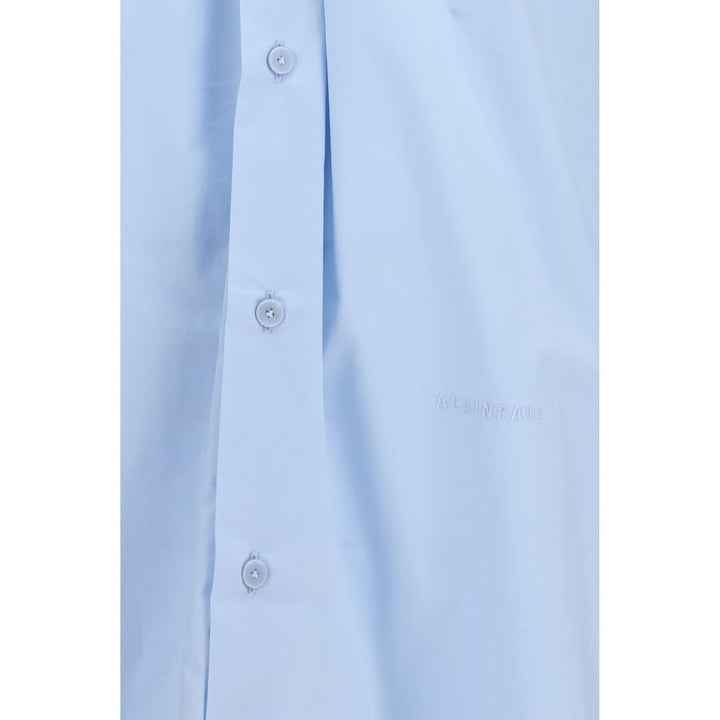 ALAINPAUL Blue Cotton Shirt