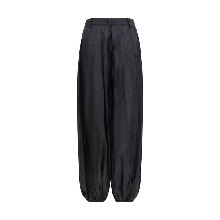 The Latest Black Polyester Casual Pants