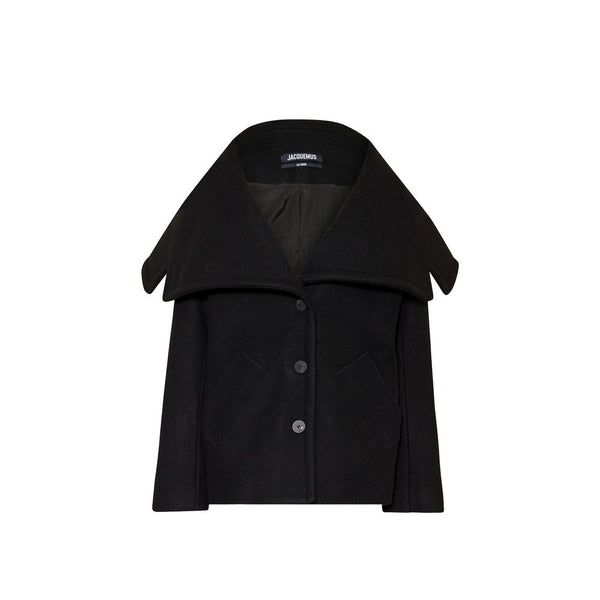Jacquemus Overcoats - Black Virgin Wool Coat