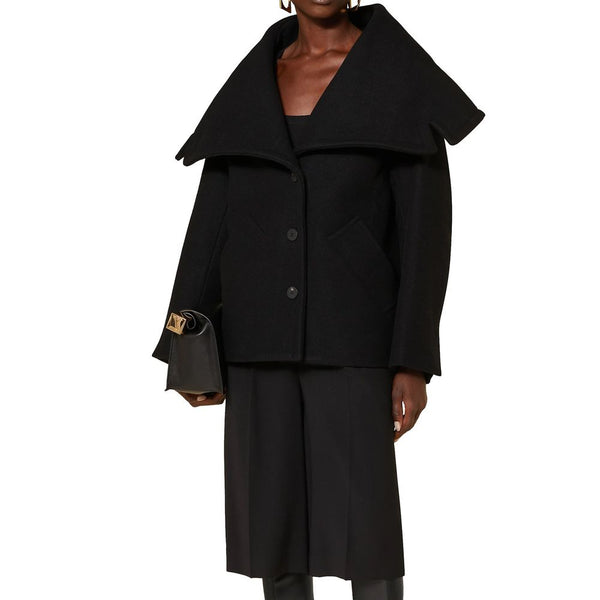 Jacquemus Overcoats - Black Virgin Wool Coat