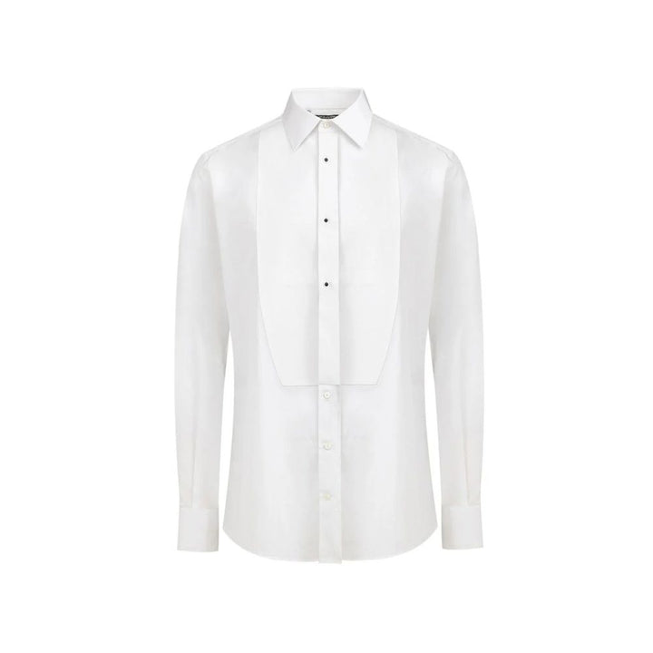 Dolce &amp; Gabbana White Cotton Dress Shirt