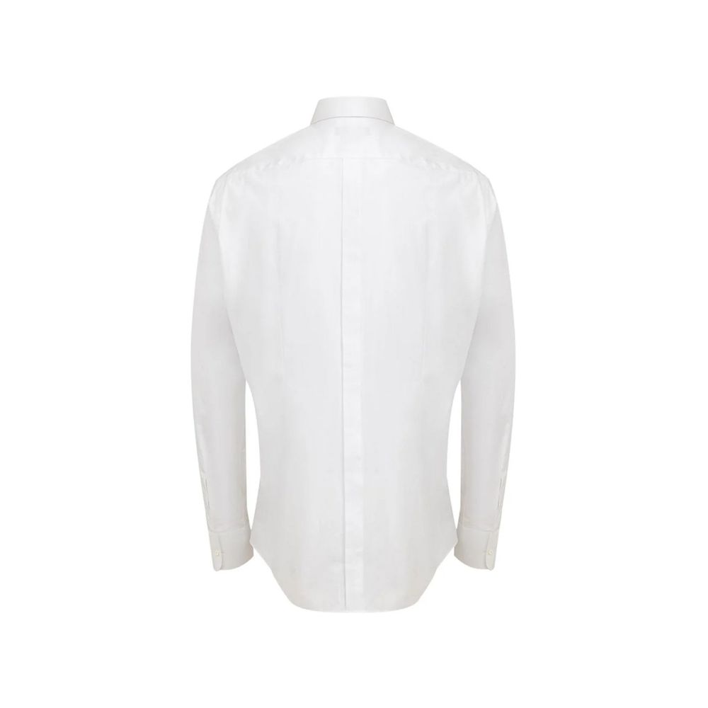 Dolce &amp; Gabbana White Cotton Dress Shirt