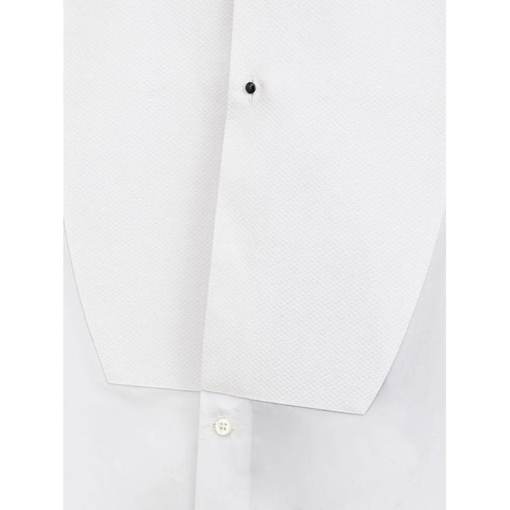 Dolce &amp; Gabbana White Cotton Dress Shirt