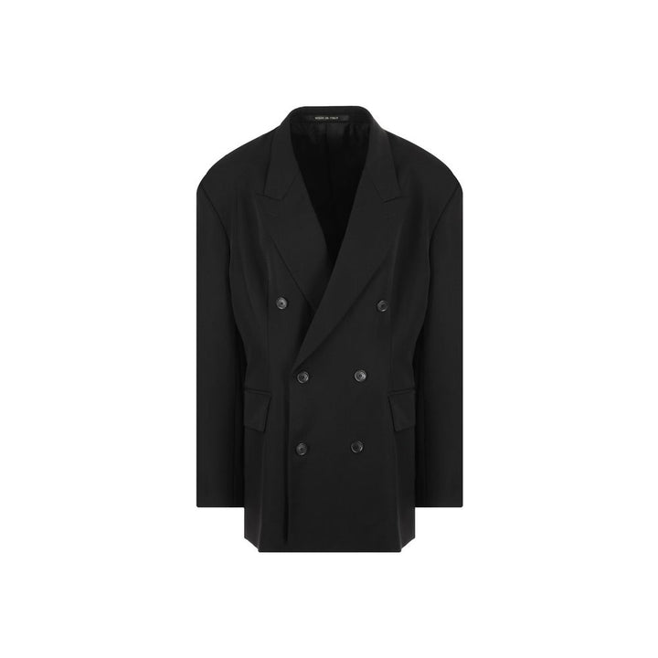 Balenciaga Black Wool Full-Length Jacket
