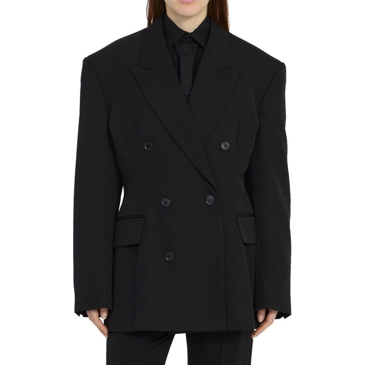 Balenciaga Black Wool Full-Length Jacket