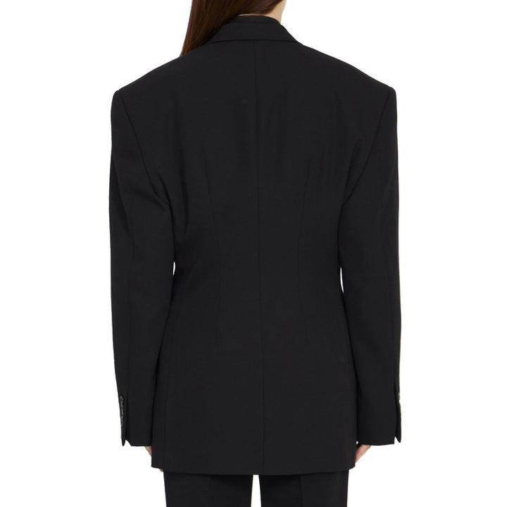 Balenciaga Black Wool Full-Length Jacket