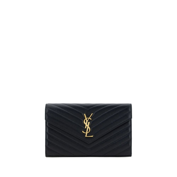 Saint Laurent - Black Calf Leather Bos Taurus Shoulder Bag