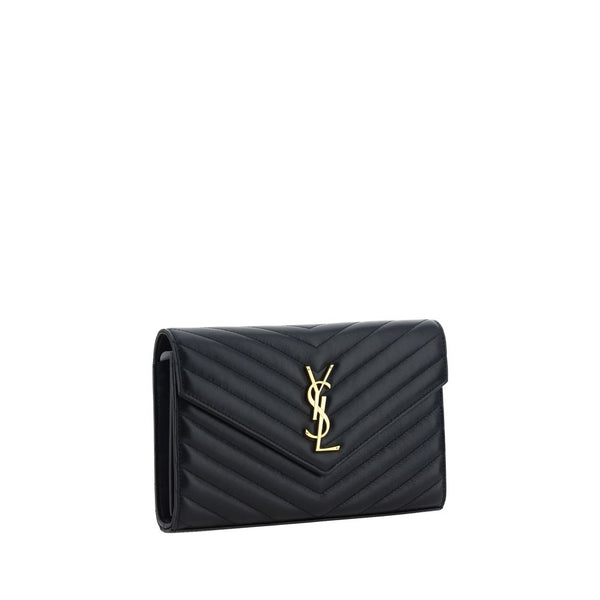 Saint Laurent - Black Calf Leather Bos Taurus Shoulder Bag
