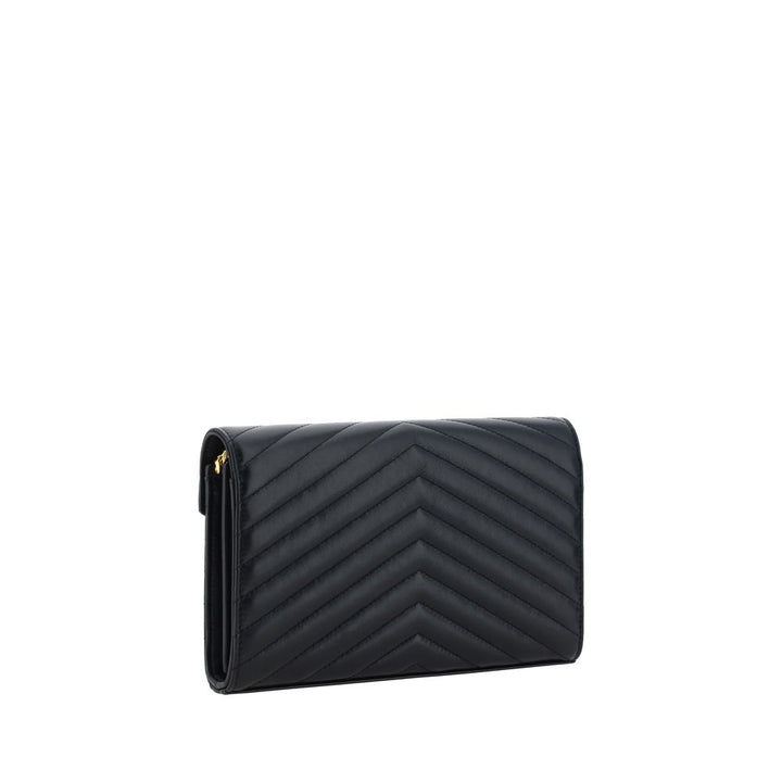 Saint Laurent - Black Calf Leather Bos Taurus Shoulder Bag