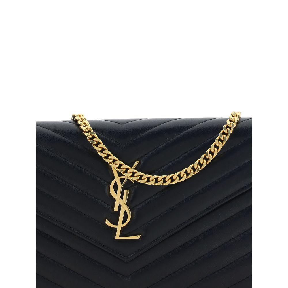 Saint Laurent - Black Calf Leather Bos Taurus Shoulder Bag