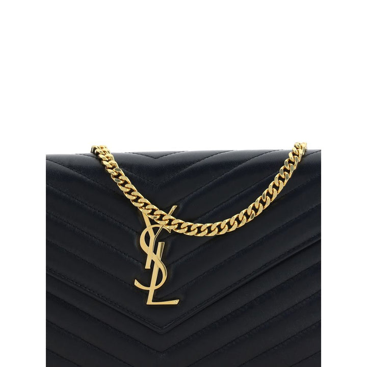 Saint Laurent - Black Calf Leather Bos Taurus Shoulder Bag