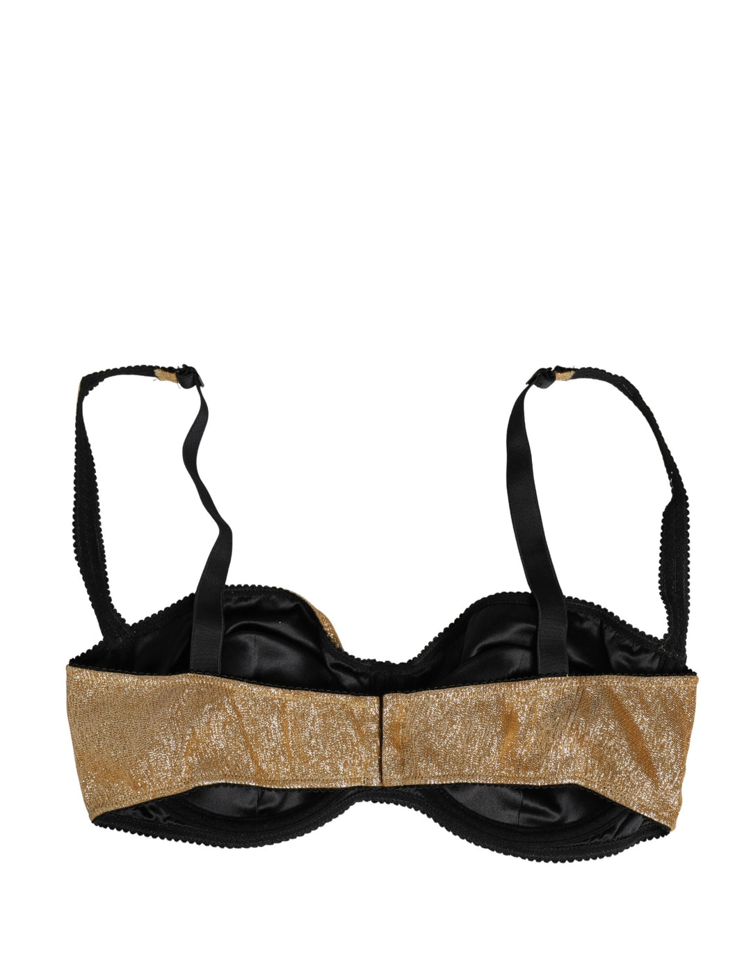 Dolce &amp; Gabbana Gold Semi-Pad Underwire Balconette Bra Underwear