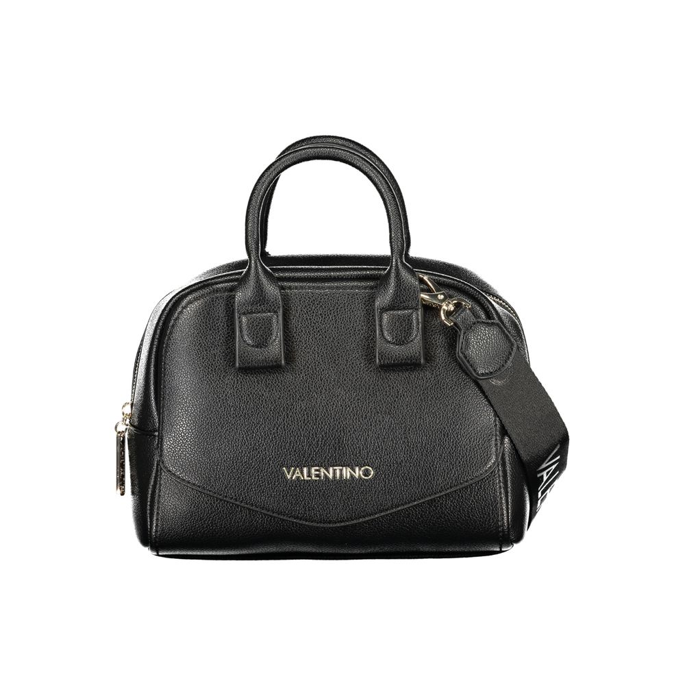 Mario Valentino - Black Synthetic Leather Women’s Bag with Shoulder Strap