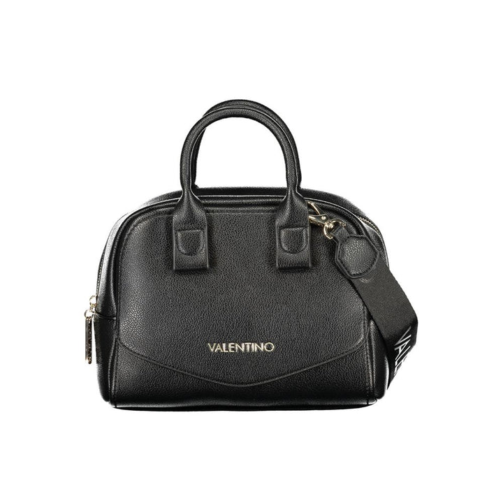Mario Valentino - Black Synthetic Leather Women’s Bag with Shoulder Strap