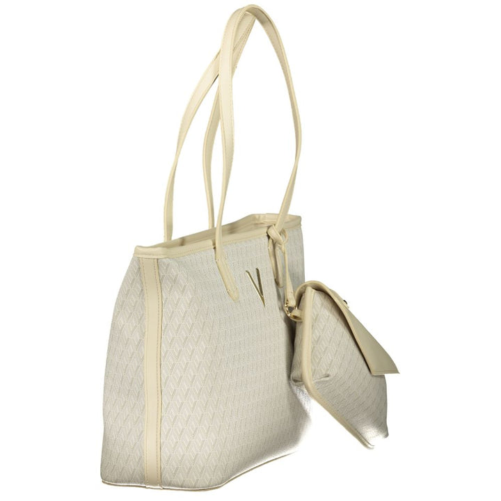 Mario Valentino - Beige Polyurethane Women’s Bag