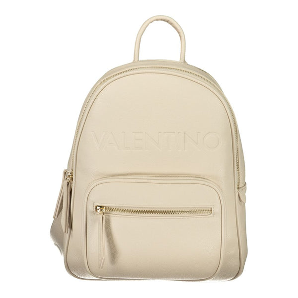Mario Valentino - Beige Polyurethane Women’s Backpack