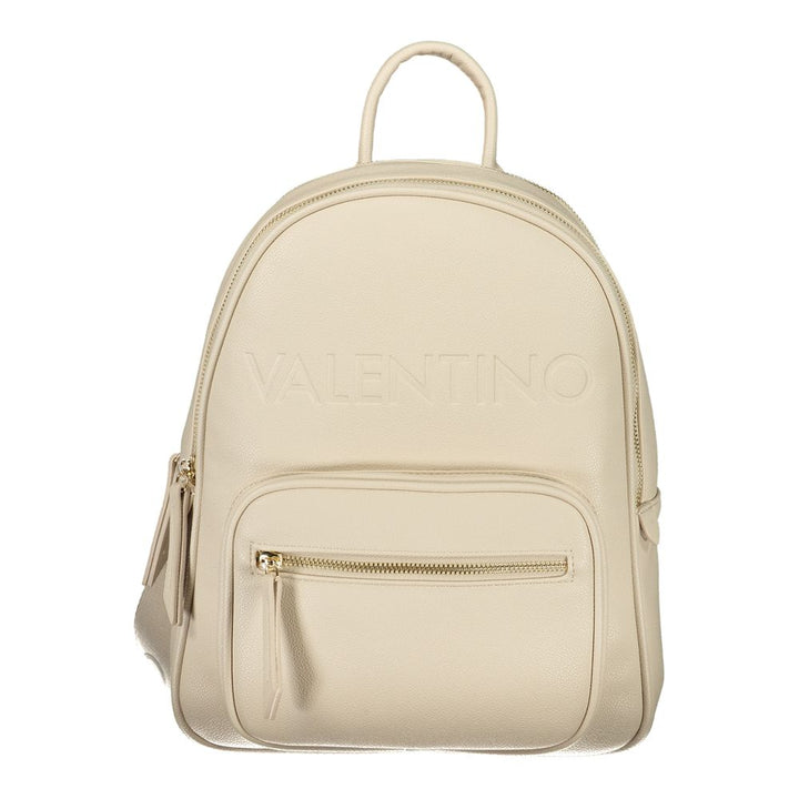 Mario Valentino - Beige Polyurethane Women’s Backpack