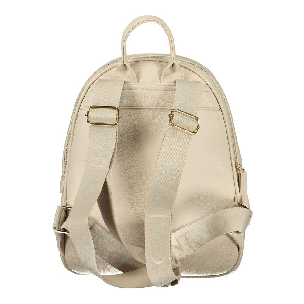 Mario Valentino - Beige Polyurethane Women’s Backpack