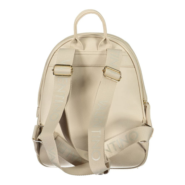 Mario Valentino - Beige Polyurethane Women’s Backpack