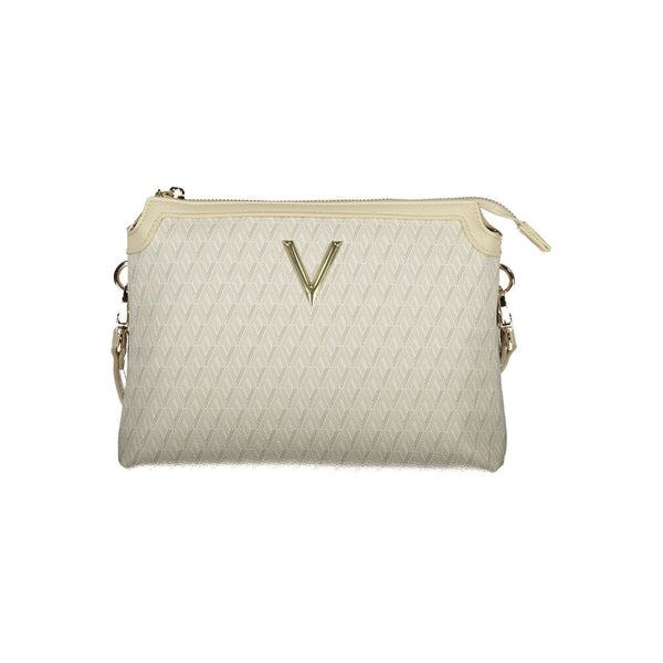 Mario Valentino - Beige Polyurethane Women’s Bag with Adjustable Shoulder Strap