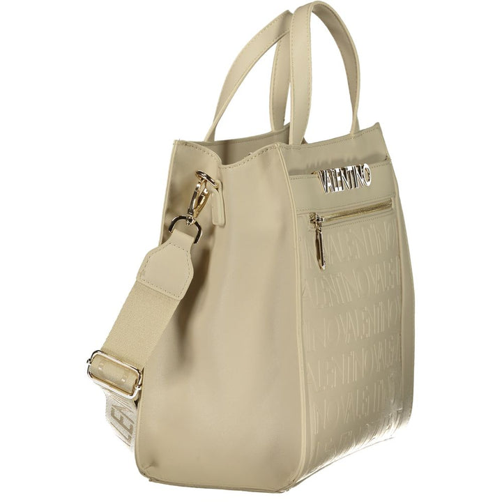Mario Valentino - Beige Polyurethane Women’s Bag