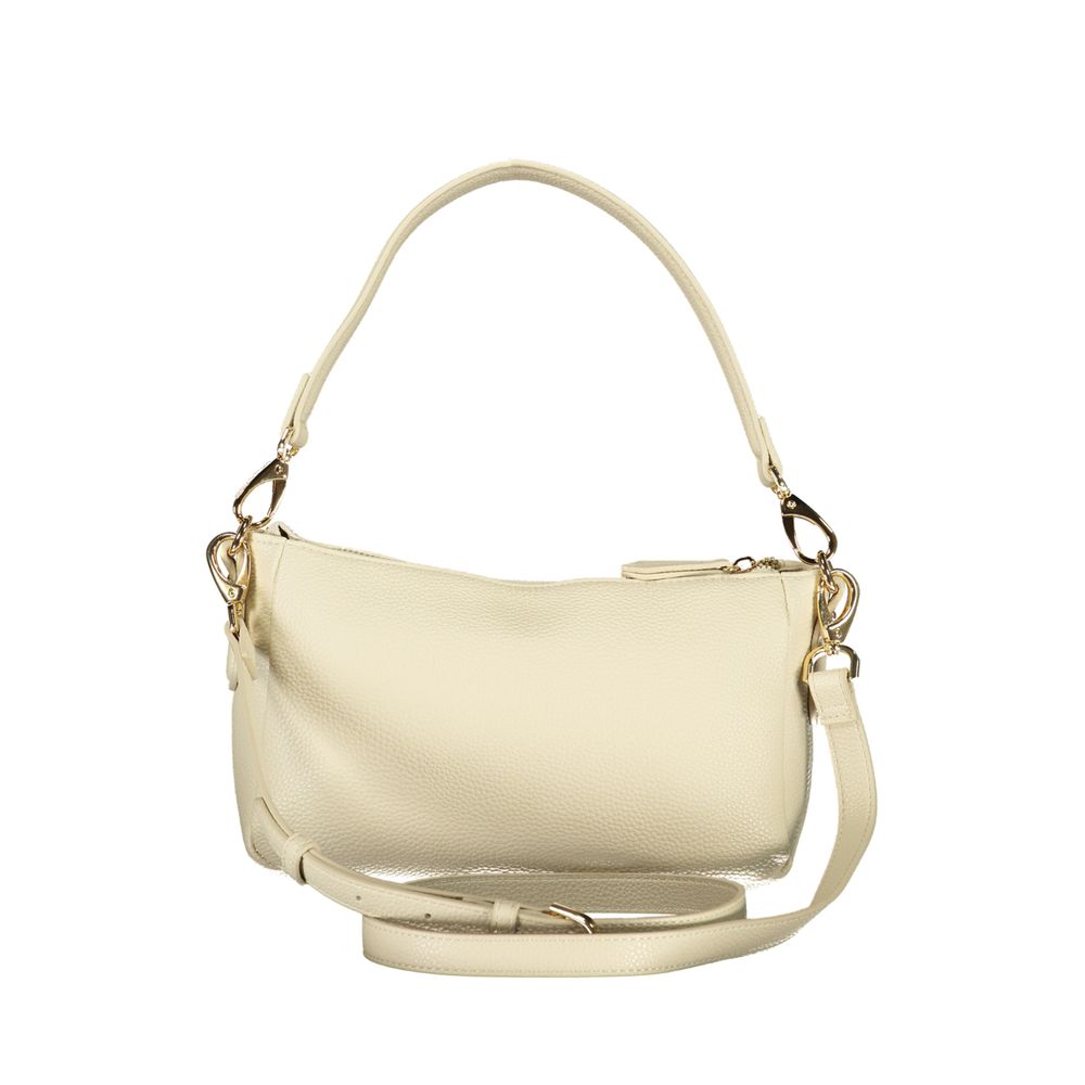 Mario Valentino - Beige Polyurethane Women’s Bag with Shoulder Strap